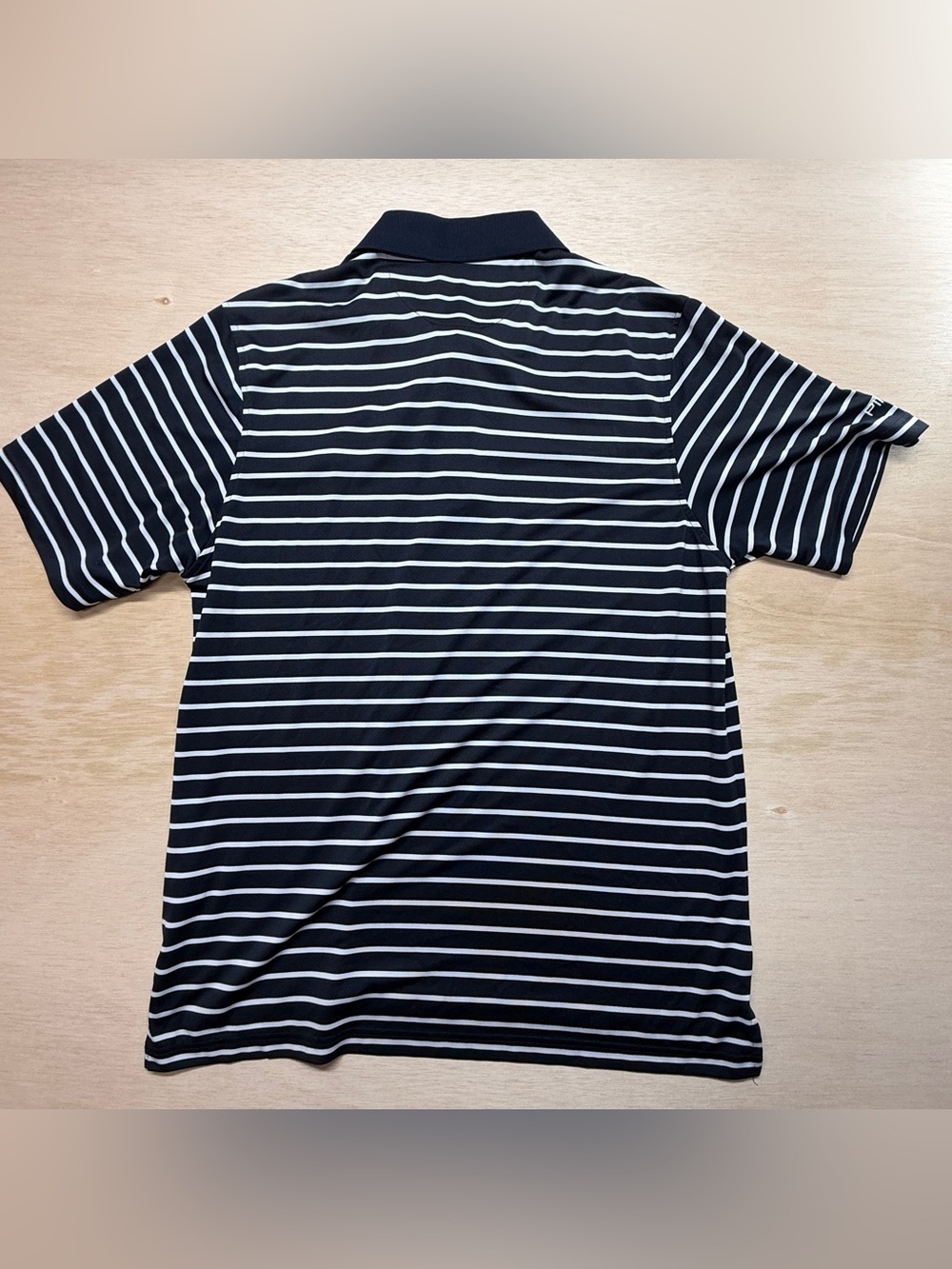 Ping Kent State Golden Flashes Polo Golf Performance Shirt Men’s Lg Blue Stripes - Picture 10 of 10